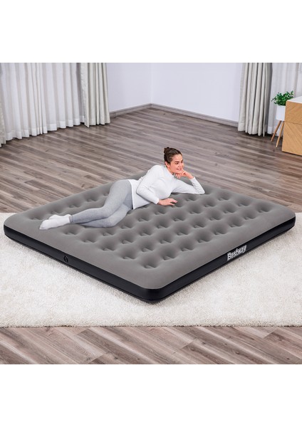 Ultra King 3 Kişilik Şişme Yatak ve Elektrikli Pompa 203X183X22CM 671HC BW147