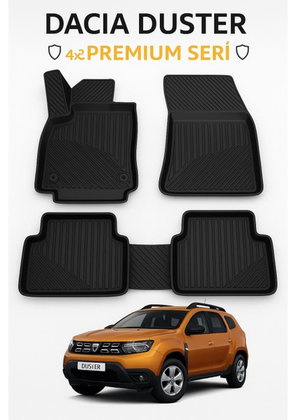 Dacia Duster 4x2 2023 ve Sonrası Araca Özel 3D Havuzlu Paspas | Dayanıklı & Kolay Temizlik fiyatları