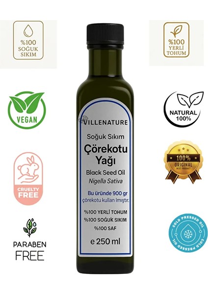 2'li Set Soğuk Sıkım Çörekotu Yağı “black Seed Oil” (Nigella Sativa) 250 ml indirimleri
