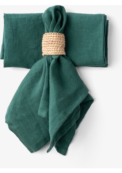 Lona 2'li Keten Kumaş Servis Sunum Peçetesi 45X45