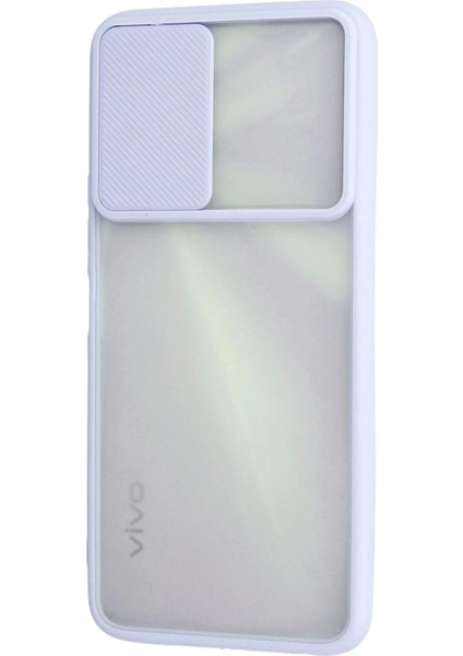 Newface Vivo Y11S Kılıf Palm Buzlu Kamera Sürgülü Silikon - Lila modelleri