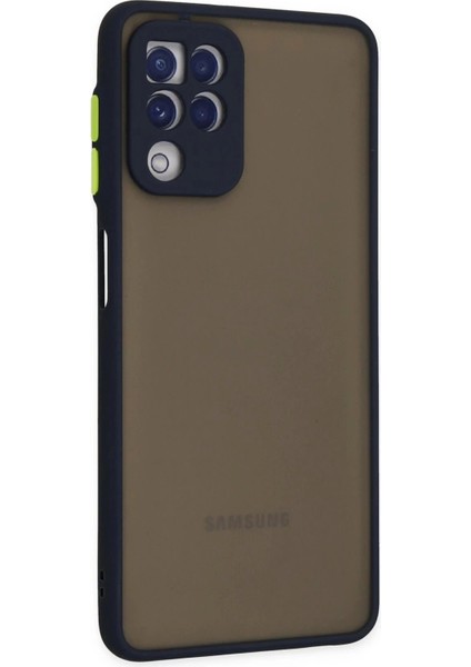 Newface Samsung Galaxy A22 Kılıf Montreal Silikon Kapak - Lacivert fiyatları