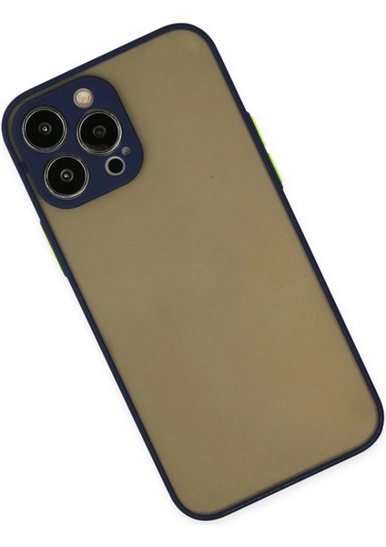 Newface iPhone 13 Pro Kılıf Montreal Silikon Kapak - Lacivert modelleri