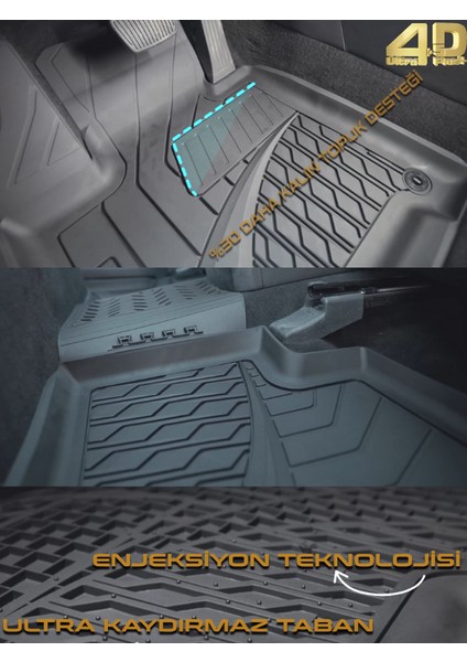 Kia Sportage 2022-2025 Uyumlu 4.5D PRO Havuzlu Oto Paspas- Sportage PRO Premium modelleri