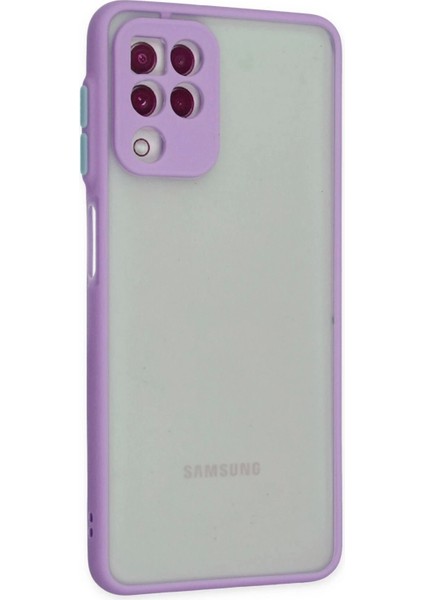 Newface Samsung Galaxy A22 Kılıf Montreal Silikon Kapak - Mor fiyatları