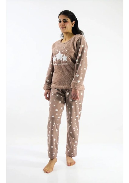 Yıldız Desenli Polar Pijama Takımı fırsatları