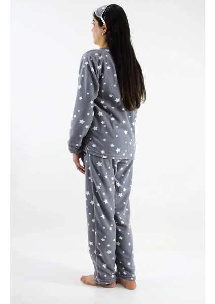 Yıldız Desenli Polar Pijama Takımı fiyatları