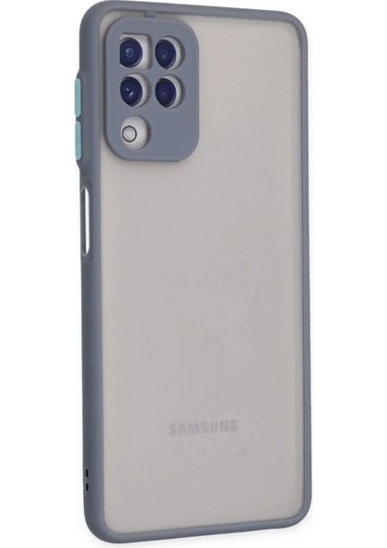 Newface Samsung Galaxy A22 Kılıf Montreal Silikon Kapak - Gri fiyatları