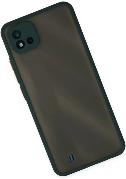 Newface Realme C11 2021 Kılıf Montreal Silikon Kapak - Yeşil fiyatları