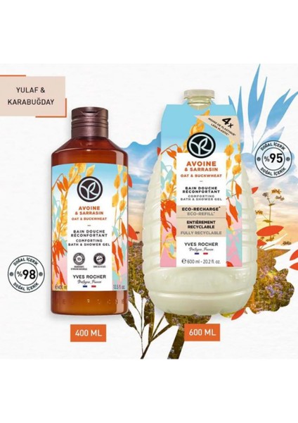 Yulaf Karabuğday Refill Duş Jeli 600ML & Büyük Boy Duş Jeli 400ML 2'li Set fiyatları