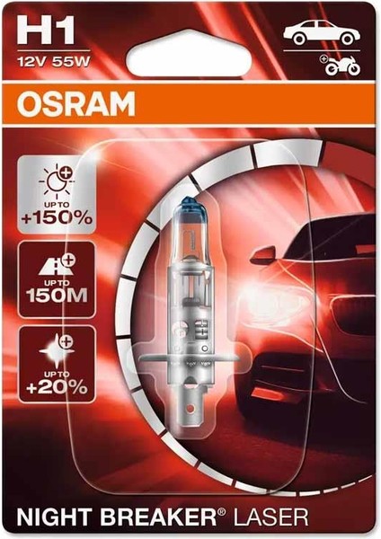 Far Ampulü Night Breaker H1 12V 55W Blister 1 Adet 64150NL fiyatları
