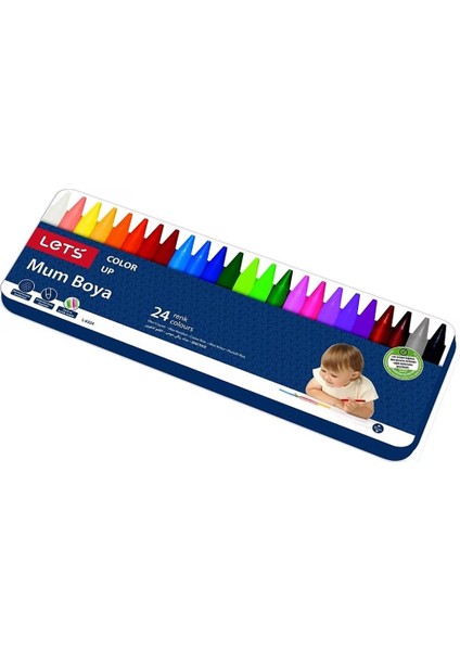 Lets Jumbo 24 Renk Mum Boya