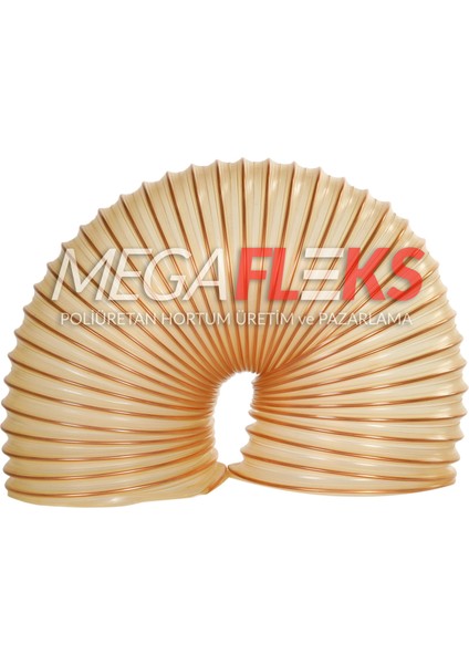 Poliüretan Bakır Telli Şeffaf Hortum 254MMX10MT Pu 070 Toz Talaş Emiş