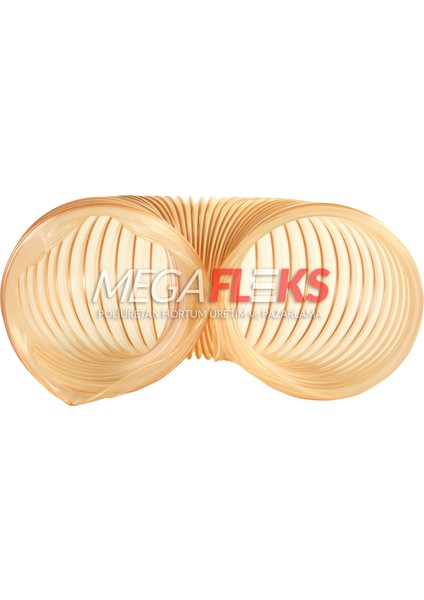 Poliüretan Bakır Telli Şeffaf Hortum 254MMX10MT Pu 070 Toz Talaş Emiş