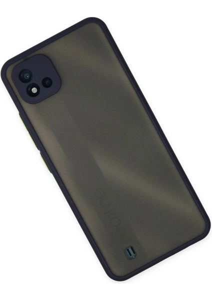 Newface Realme C11 2021 Kılıf Montreal Silikon Kapak - Lacivert modelleri