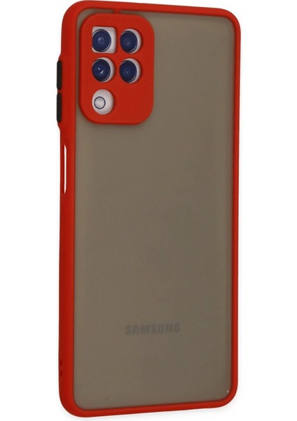 Newface Samsung Galaxy A22 Kılıf Montreal Silikon Kapak - Kırmızı fiyatları