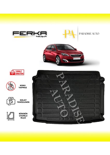 Peugeot 308 Hatchback 2014-2021 Bagaj Havuzu