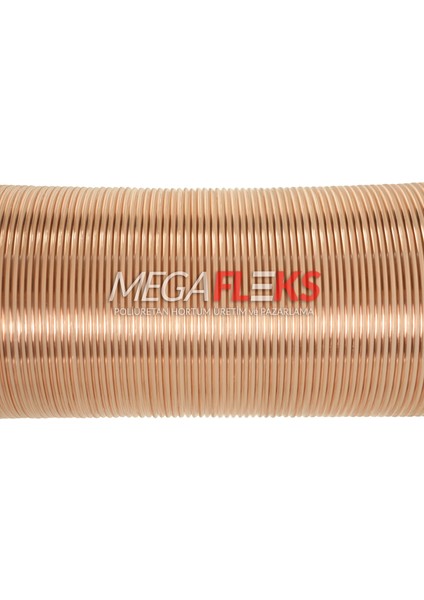 Poliüretan Bakır Telli Şeffaf Hortum 254MMX10MT Pu 070 Toz Talaş Emiş