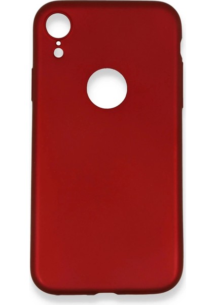 Newface iPhone Xr Kılıf First Silikon - Bordo