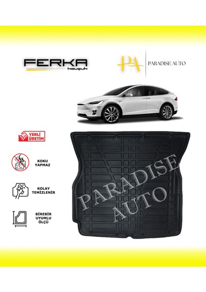 Tesla Model x 2015 ve Üstü Bagaj Havuzu