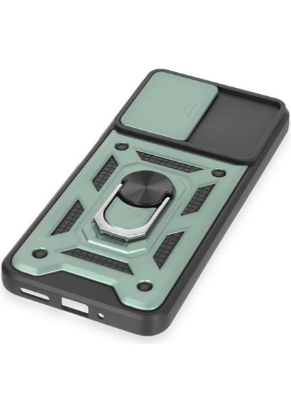 Newface Xiaomi Redmi Note 12 4g Kılıf Pars Lens Yüzüklü Silikon - Yeşil indirimleri