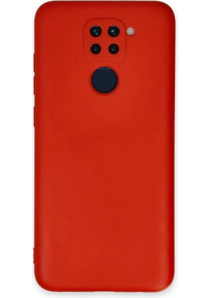 Newface Xiaomi Redmi Note 9 Kılıf Nano Içi Kadife Silikon - Kırmızı