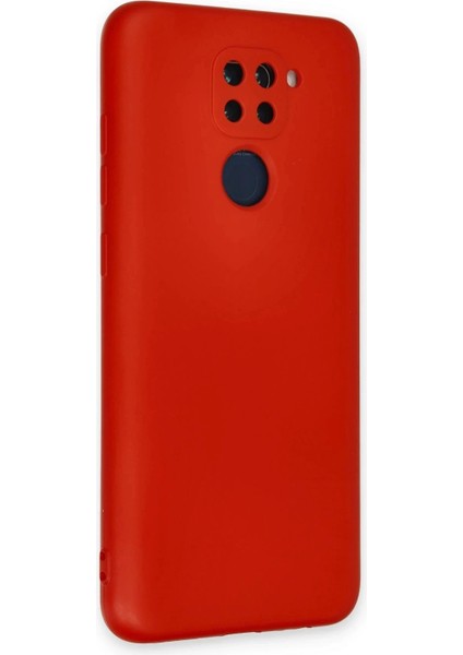Newface Xiaomi Redmi Note 9 Kılıf Nano Içi Kadife Silikon - Kırmızı modelleri