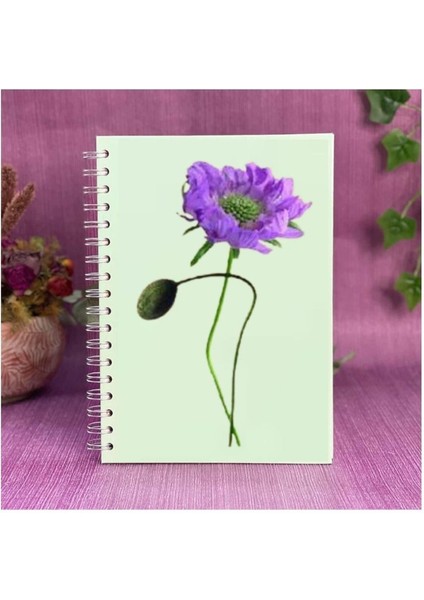 2 Adet Defter Sticker,laptop Sticker Mor Çiçekli Pvc 70X50X0,5CM modelleri