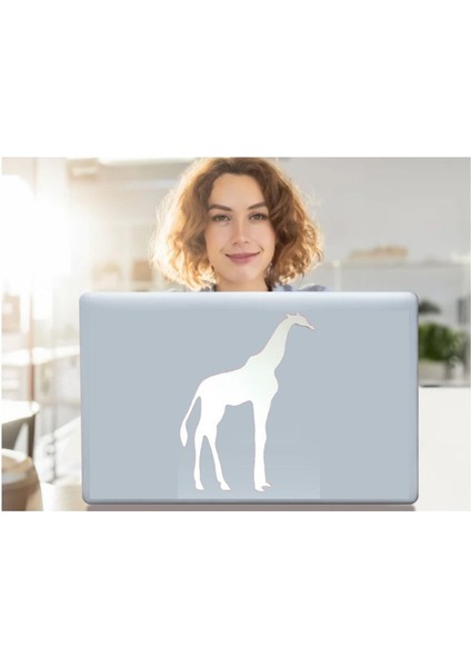 2 Adet Defter Sticker,laptop Sticker Aynalı Zürafa Şekilli 20X14X0,6CM