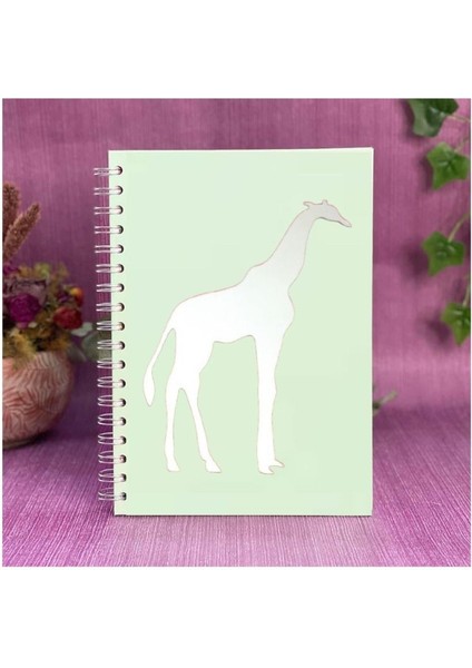 2 Adet Defter Sticker,laptop Sticker Aynalı Zürafa Şekilli 20X14X0,6CM modelleri