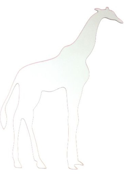 2 Adet Defter Sticker,laptop Sticker Aynalı Zürafa Şekilli 20X14X0,6CM fırsatları