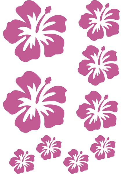 2 Adet Defter Sticker,laptop Sticker Pembe Çiçekli Pvc 48X33X0,5CM fırsatları