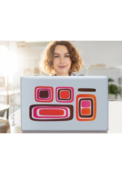 2 Adet Defter Sticker,laptop Sticker Kareli Desen Pvc 61X30X0,5CM