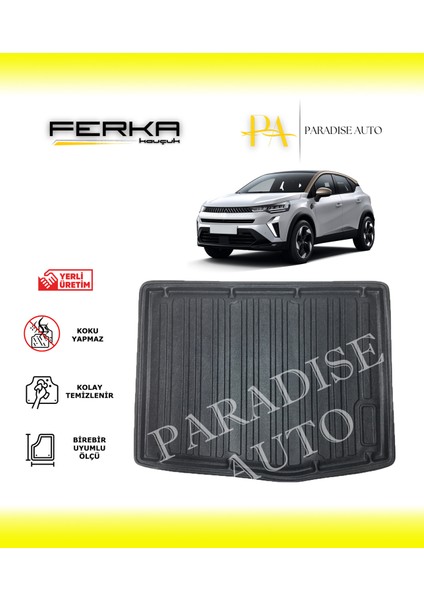 Renault Captur Alt Kademe 2024 ve Üstü Bagaj Havuzu