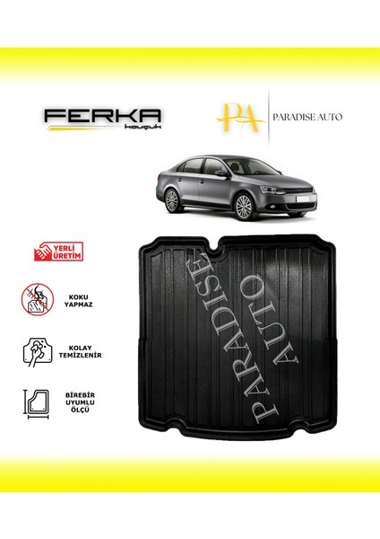 Volkswagen Jetta Cepsiz Comfortline ve Highline 2011 ve Üstü Bagaj Havuzu