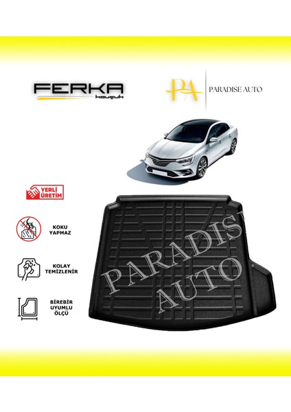 Renault Megane 4 Sedan Sağ Kulaklı 2016 ve Üstü Bagaj Havuzu