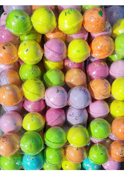 100 Adet Banyo Topu - Pedikür Topu- Banyo Bombası - Nem Topu fırsatları