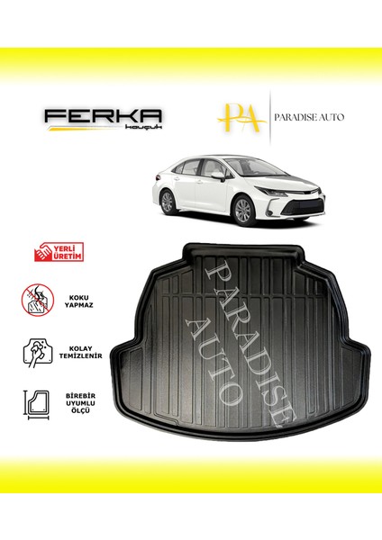 Toyota Corolla Sedan 2019 ve Üstü Bagaj Havuzu