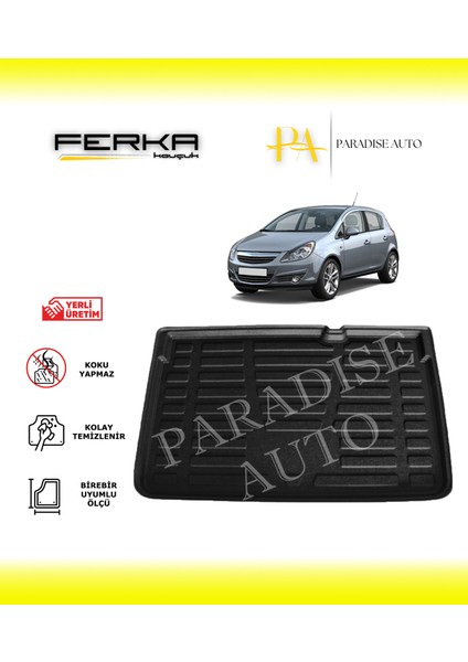 Opel Corsa D Hatchback 2007-2014 Bagaj Havuzu