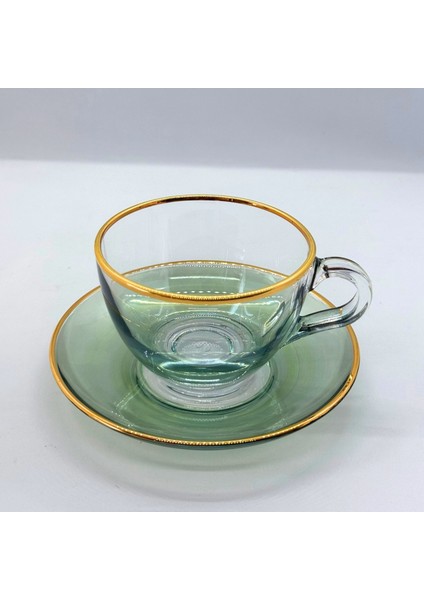 Yaldızlı Yarım Lüsterli Basic Fincan Takımı fırsatları