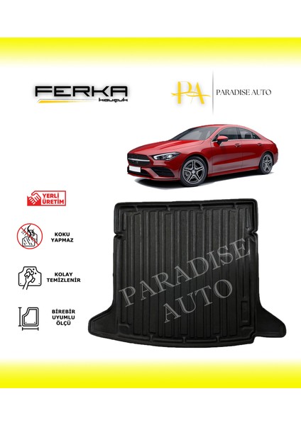 Mercedes-Benz Cla Serisi Tamir Kitli ve Sağ Cepli Sedan 2019 ve Üstü Bagaj Havuzu