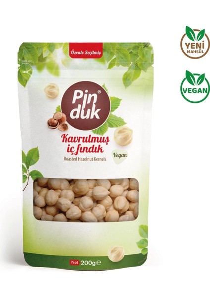 200 gr Doypack Kavrulmuş Iç Fındık