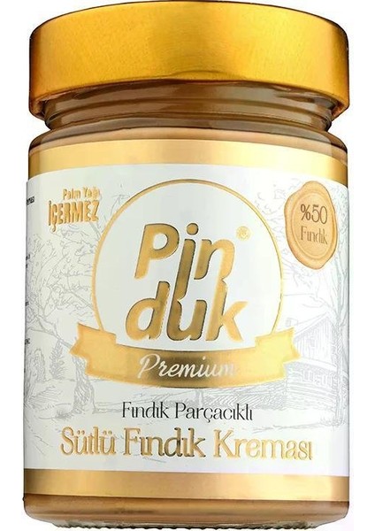 Premıum %50 Fındıklı Sütlü Fındık Kreması 330 gr
