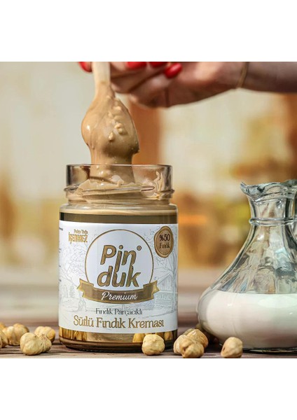 Premıum %50 Fındıklı Sütlü Fındık Kreması 330 gr indirimleri