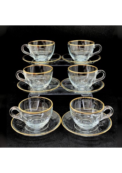 Yaldızlı Basic Fincan Takımı