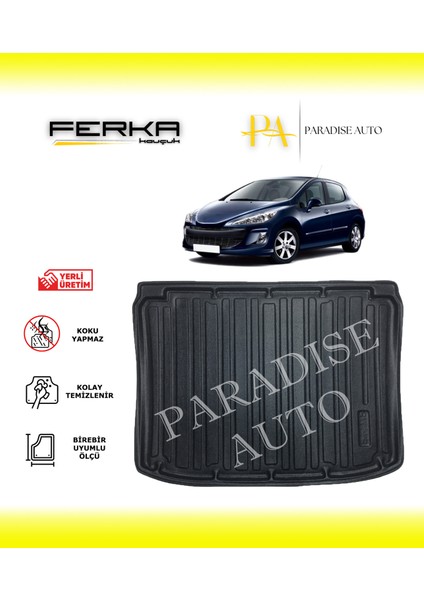 Peugeot 308 2008-2013 Bagaj Havuzu