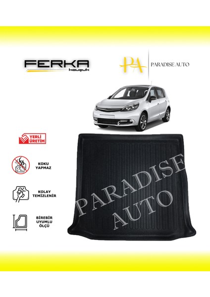 Renault Scenic 3 2010-2011 Bagaj Havuzu