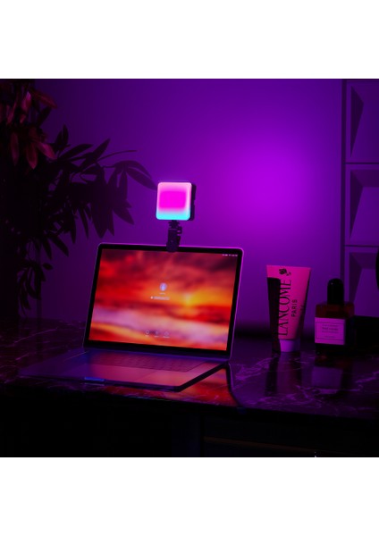 Rgb Ikili Set Dolgu Işık Canlı Yayın Için Mini Yüksek Parlaklık Dolgu Işığı Selfie Işık Paneli, Kıskaçlı Telefon ve Notebook Tutucu, Youtuber Yayıncı Işığı Ay-83 (AY-83RGB - Işık + Tutucu) fırsatları