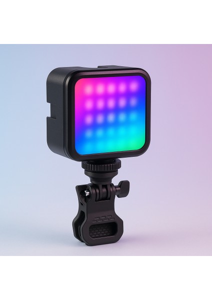 Rgb Ikili Set Dolgu Işık Canlı Yayın Için Mini Yüksek Parlaklık Dolgu Işığı Selfie Işık Paneli, Kıskaçlı Telefon ve Notebook Tutucu, Youtuber Yayıncı Işığı Ay-83 (AY-83RGB - Işık + Tutucu) indirimleri