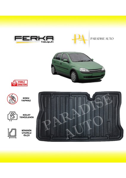 Opel Corsa C Hatchback 2001-2006 Bagaj Havuzu